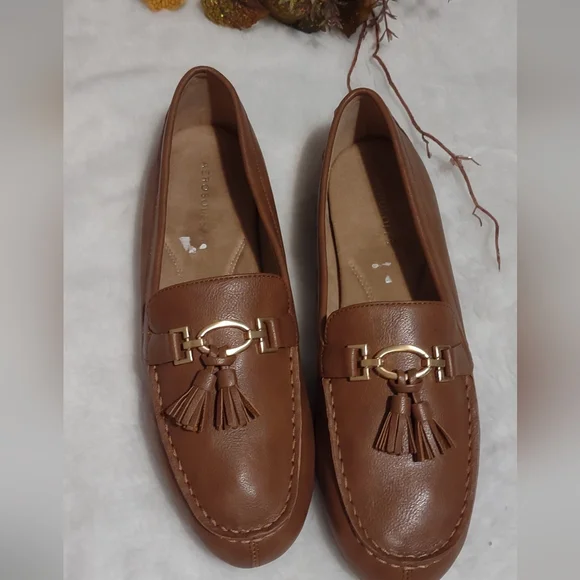 Aerosoles Women,s Brown Loafers - Picture 1 of 12